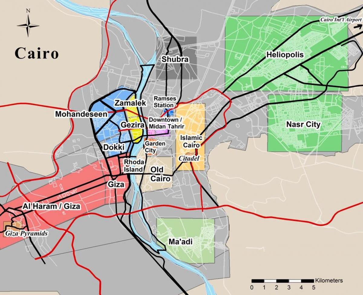 خريطة الدقى القاهرة