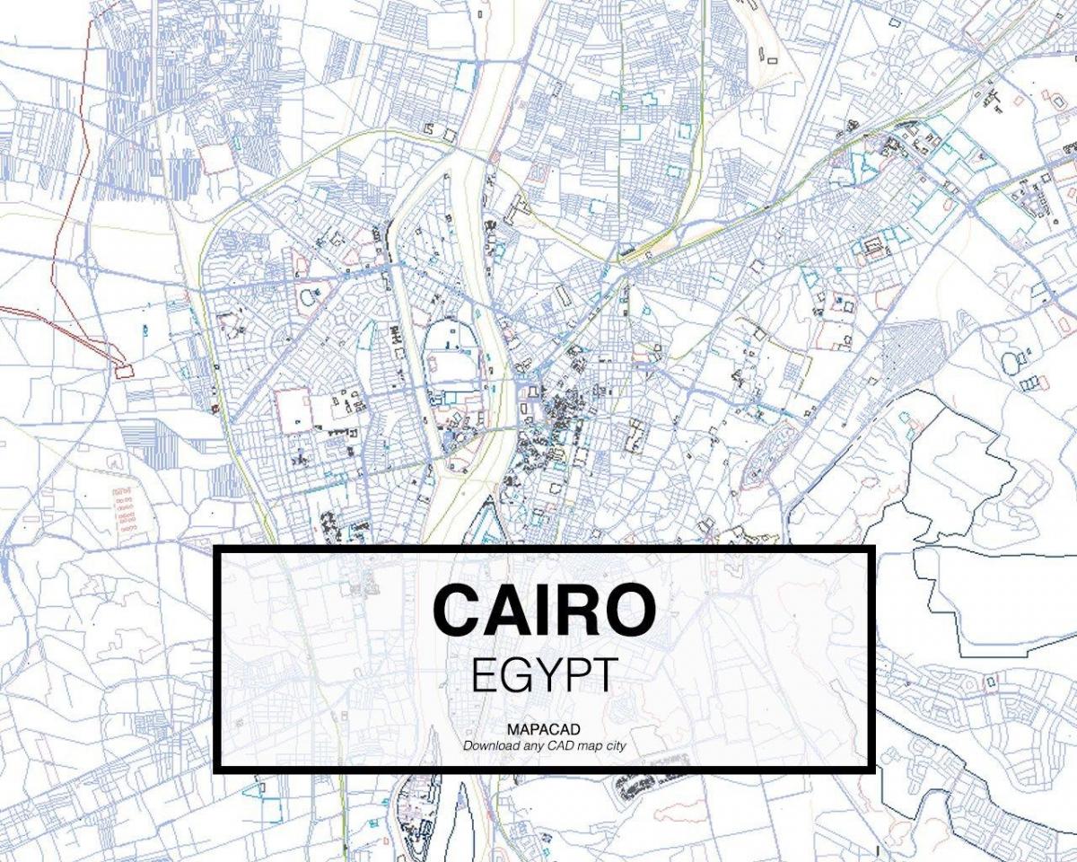 خريطة القاهرة dwg