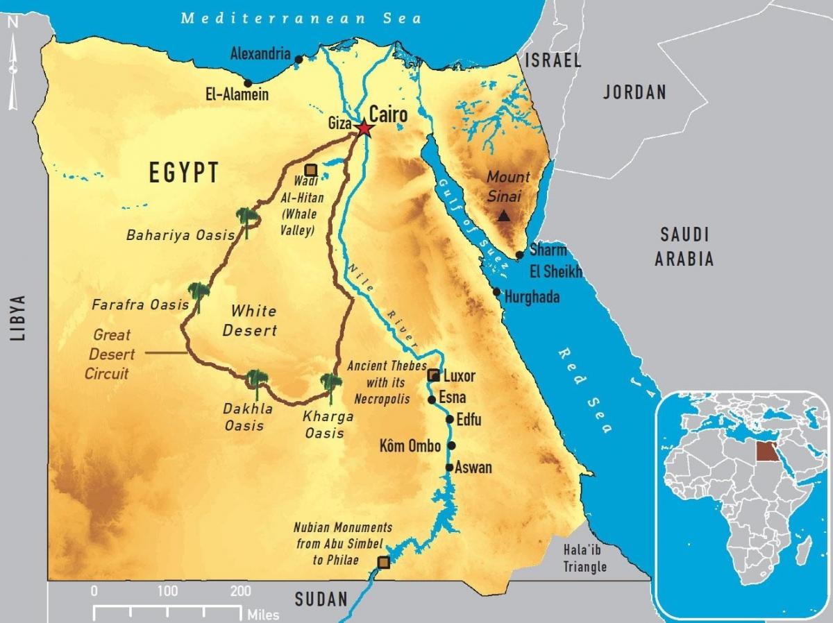 القاهرة خريطة العالم