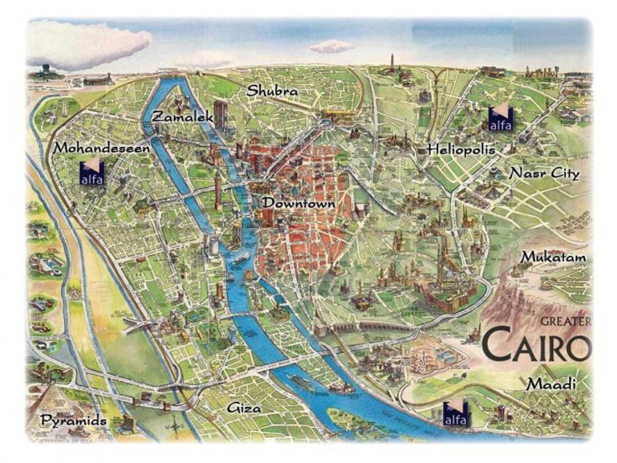 خريطة المهندسين القاهرة