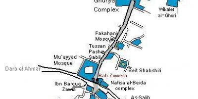 سوق خان الخليلي خريطة