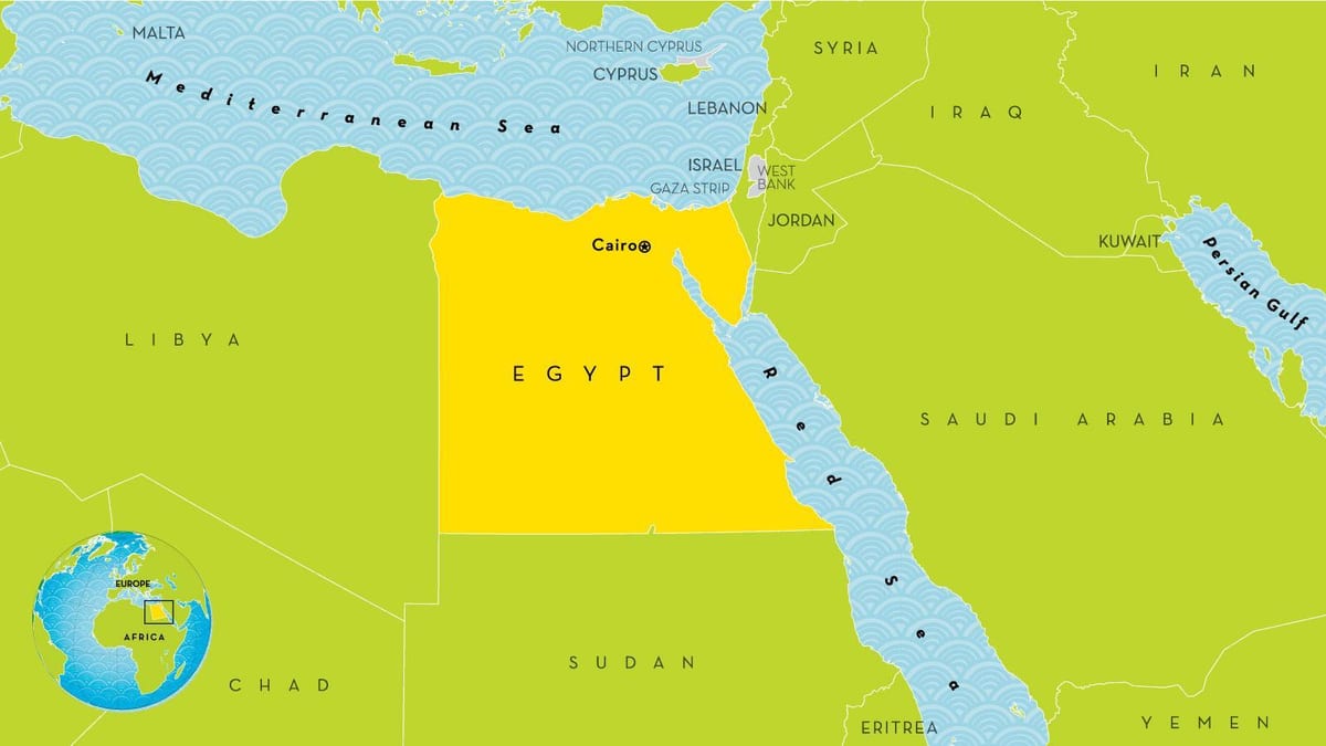 أفريقيا خريطة القاهرة