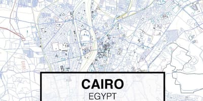 خريطة القاهرة dwg